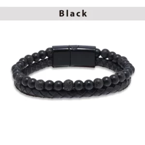 FitPRO Hematite Beaded Bracelet