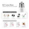 Microwave Radar Detection LED Light Bulb 220V E27 12W Radar Motion Induction Lamp Built-in Radar/Light Sensors For Home Stairs