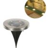 Waterproof Solar Powered LED Disk Light