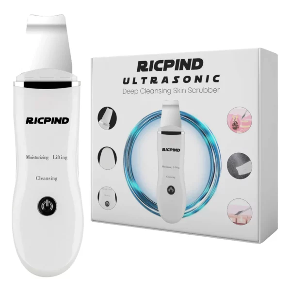 Ricpind Ultrasonic DeepCleansing Skin Scrubber