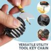 Versatile Utility Tool Keychain