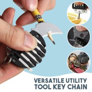 Versatile Utility Tool Keychain