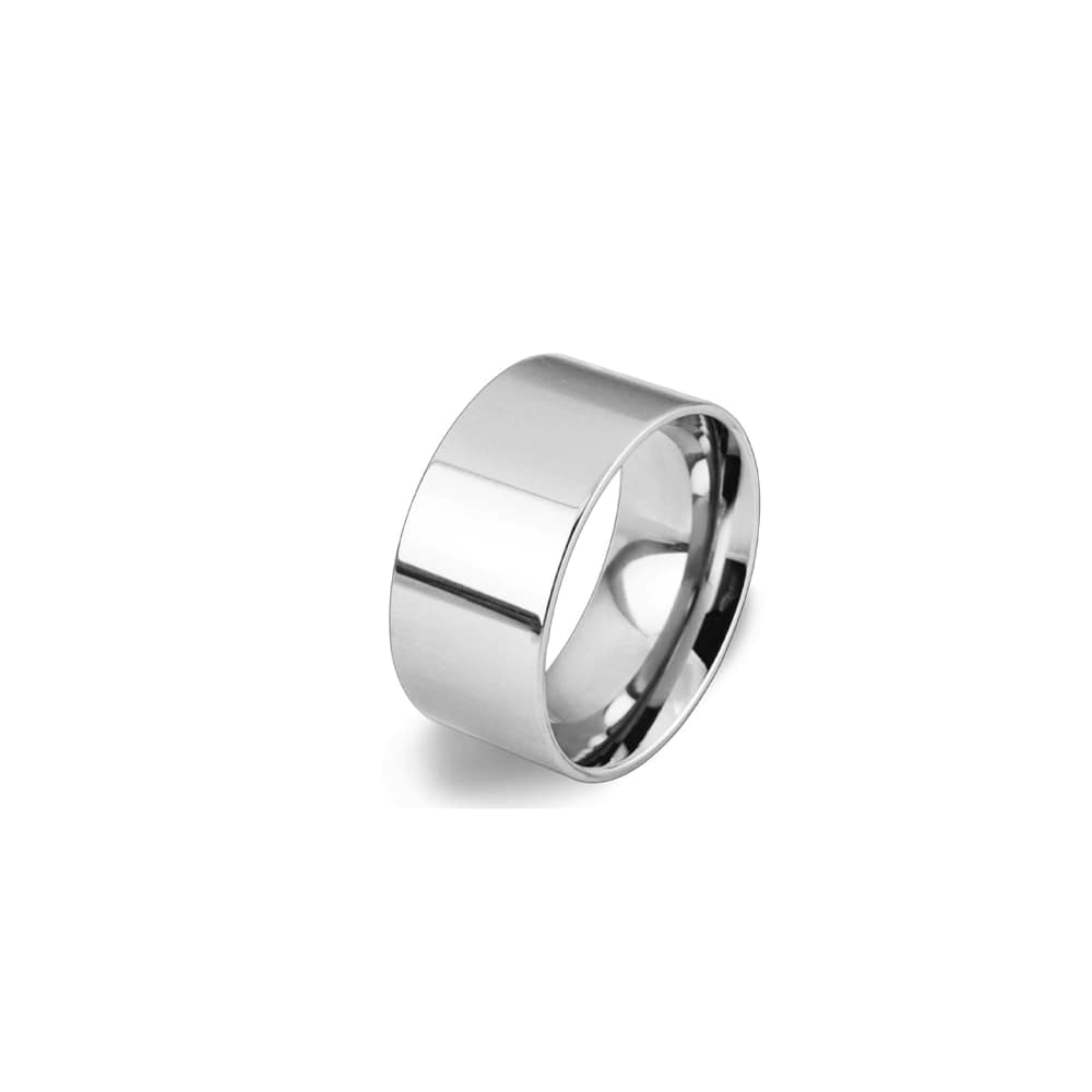 Stainless Steel Mens Cigar Band Ring - Buy Today 75% OFF - Colento