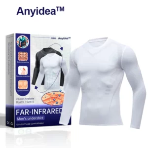 Anyidea™ Far-Infrared Tourmaline Magnetic Mens Undershirt