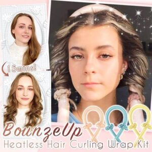 BounzeUp Heatless Hair Curling Wrap Kit