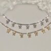 Butterfly Charm Choker Necklace