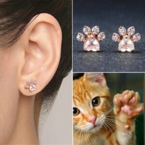 Cute Paw Earrings