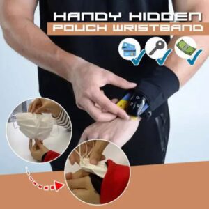 Handy Hidden Pouch Wristband